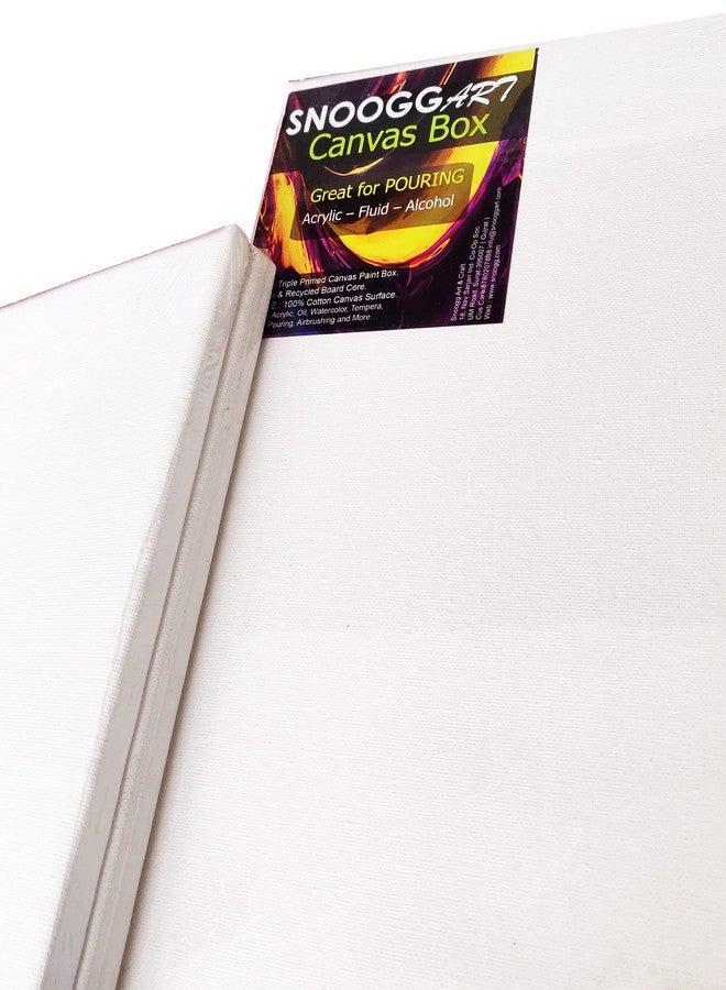 سنوج صندوق الرسم على قماش من سنوغ آرت للأعمال الفنية الثقيلة والصب، والطلاء السائل، والكحول، والراتنج (المقاس: 10×12) عبوة من 4 قطع - Image 3